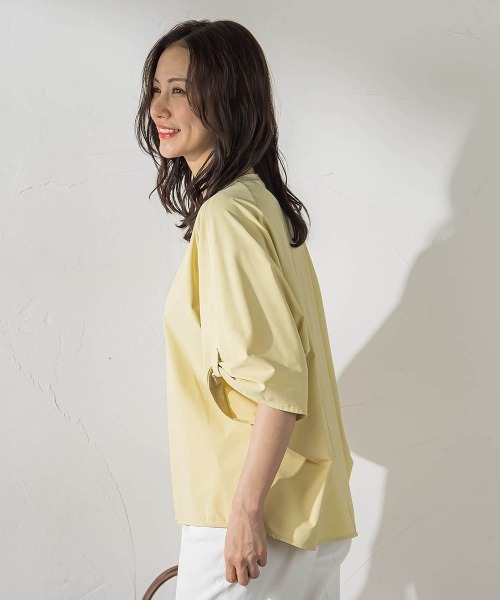LAUTREAMONT(ロートレアモン)の「≪着た瞬間ヒヤッ≫ICE(アイス)カットソー(Tシャツ/カットソー・レディース・ブラック/ホワイト・9号)」の17枚目の写真