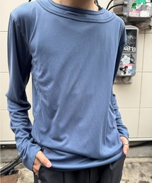CONZ（コンズ）の「layered long sleeve tee vintage fibco/レイヤードロングスリーブTシャツ/ロングTシャツ/レイヤード/秋服（Tシャツ/カットソー）」