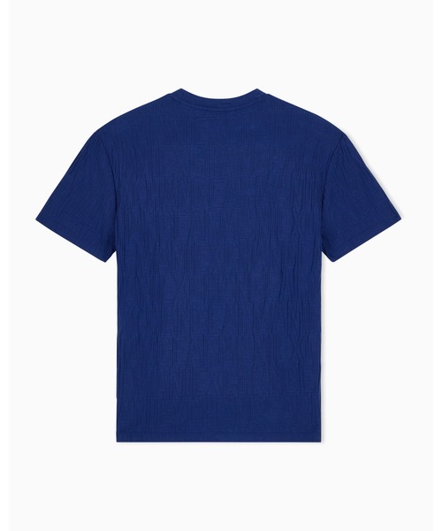 ARMANI EXCHANGE(アルマーニエクスチェンジ)の「【A|X アルマーニ エクスチェンジ】オールオーバージャカードロゴ レギュラーフィット 半袖クルーネックTシャツ/REGULAR(Tシャツ/カットソー・メンズ・ブラック/ブルー・X-SMALL/XX-LARGE/LARGE/X-LARGE/SMALL/MEDIUM)」の8枚目の写真