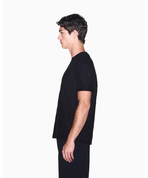 ARMANI EXCHANGE(アルマーニエクスチェンジ)の「【A|X アルマーニ エクスチェンジ】オールオーバージャカードロゴ レギュラーフィット 半袖クルーネックTシャツ/REGULAR(Tシャツ/カットソー・メンズ・ブラック/ブルー・X-SMALL/XX-LARGE/LARGE/X-LARGE/SMALL/MEDIUM)」の11枚目の写真