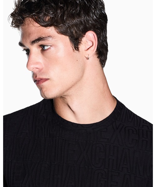 ARMANI EXCHANGE(アルマーニエクスチェンジ)の「【A|X アルマーニ エクスチェンジ】オールオーバージャカードロゴ レギュラーフィット 半袖クルーネックTシャツ/REGULAR(Tシャツ/カットソー・メンズ・ブラック/ブルー・X-SMALL/XX-LARGE/LARGE/X-LARGE/SMALL/MEDIUM)」の12枚目の写真