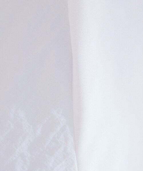 OPAQUE.CLIP(オペークドットクリップ)の「【接触冷感】バックフレアドッキングカットソー《洗濯機OK》(Tシャツ/カットソー・レディース・ホワイト/ブラック/ブルー系その他/ブラウン系・42/40/38)」の6枚目の写真