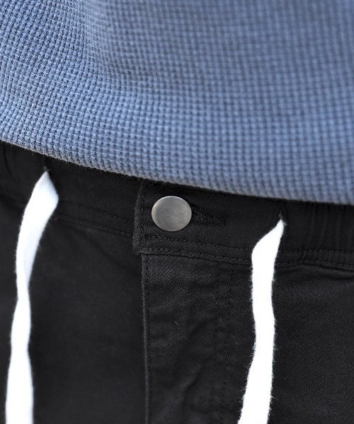LUXSTYLE(ラグスタイル)の「サルエルストレッチカーゴパンツ(カーゴパンツ・メンズ・ブラック・XL/L/M)」の9枚目の写真