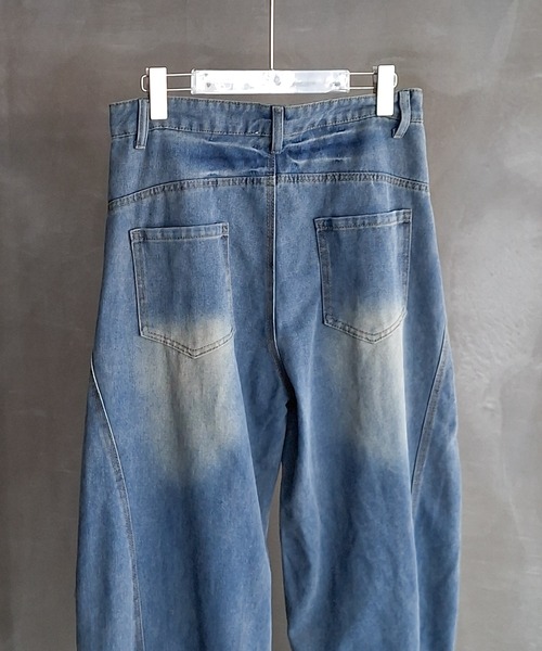 WESTBOY（ウエストボーイ）の「Y2K ヴィンテージウォッシュ バギーデニムパンツ WO26W1PT05（デニムパンツ・メンズ・ブルー・XL/M/L）」の17枚目の写真