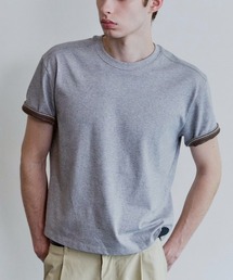 【Waviness】Stripe Layered T-shirts / 【ウェイビニス】ストライプレイヤード半袖Tシャツ