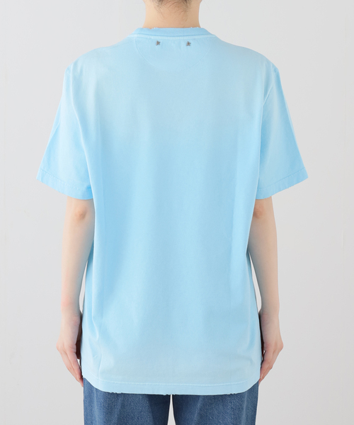 GOLDEN GOOSE(ゴールデングース)の「*【GOLDEN GOOSE / ゴールデングース】 VENICE T(Tシャツ/カットソー・レディース・スカイブルー・FREE)」の9枚目の写真
