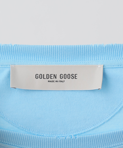 GOLDEN GOOSE(ゴールデングース)の「*【GOLDEN GOOSE / ゴールデングース】 VENICE T(Tシャツ/カットソー・レディース・スカイブルー・FREE)」の14枚目の写真