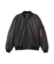Alpha Industries/アルファインダストリーズ/LEATHER MA-1 HERITAGE FIT FLIGHT JACKET/レザーMA-1 ヘリテージフィット フライトジャケット