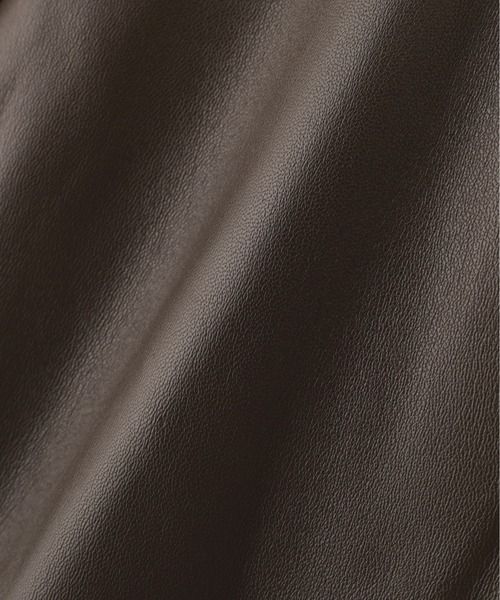 Alpha Industries(アルファインダストリーズ)の「Alpha Industries/アルファインダストリーズ/LEATHER MA-1 HERITAGE FIT FLIGHT JACKET/レザーMA-1 ヘリテージフィット フライトジャケット(MA-1・メンズ・ブラック/ブラウン・S/M/L/2XL/XL)」の16枚目の写真