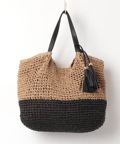 メタリック編み込みトートバッグ（トートバッグ）｜LANVIN en Bleu
