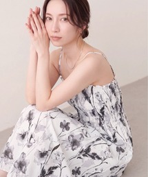 natural couture | シャーリングキャミワンピース(ワンピース)