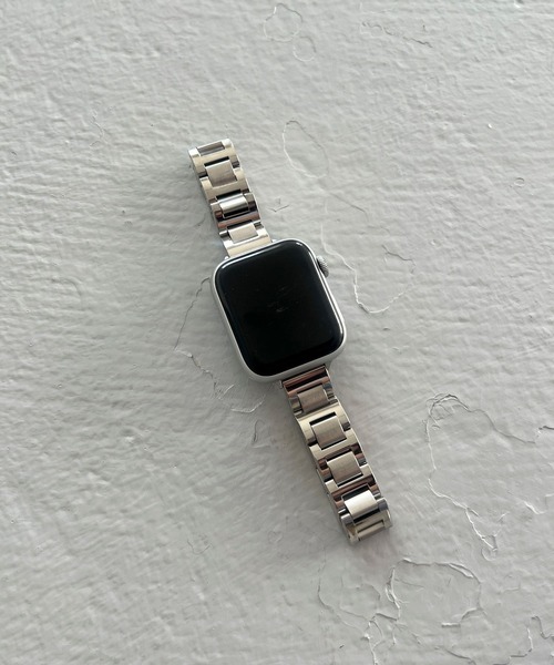 LOWRYS FARM（ローリーズファーム）の「【ステンレス】AppleWatch デザインメタルバンド 1051689/GOODS（デジタル腕時計・レディース・シルバー・FREE）」の2枚目の写真