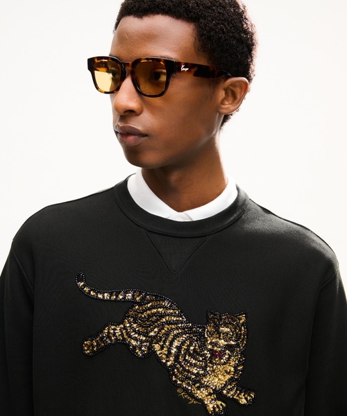 KENZO(ケンゾー)の「KENZOJUMPINGTIGERPLACEDCLASSICSWEATSHIRT(スウェット・メンズ・ブラック系その他5・SMALL/LARGE/MEDIUM/X-LARGE)」の1枚目の写真
