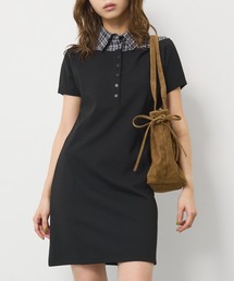 SLY（スライ）の「DOCKING HENRY CUT S/OP ドッキングヘンリーカットショートワンピース 夏服 秋服（ワンピース）」