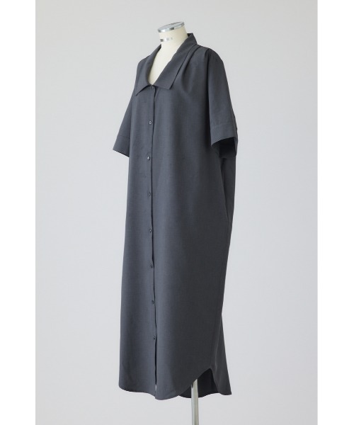 RIM.ARK(リムアーク)の「Quaker collar dress(クエーカー カラー ドレス)(ドレス・レディース・ブラック/グレー・36/38)」の4枚目の写真
