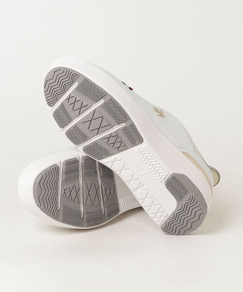 le coq sportif（ルコックスポルティフ）の「LCS セーヴル リフト III SI  /  LCS SEVRES LIFT III SI（スニーカー・レディース・ブルー系その他6/ホワイト×ゴールド・23.5cm/24.0cm/24.5cm/25.0cm/23.0cm/22.5cm）」の4枚目の写真