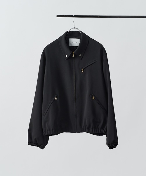 CULLNI(クルニ)の「【CULLNI for Lui's】ジップブルゾン(ブルゾン・メンズ・ブラウン/ブラック・1/2)」の1枚目の写真
