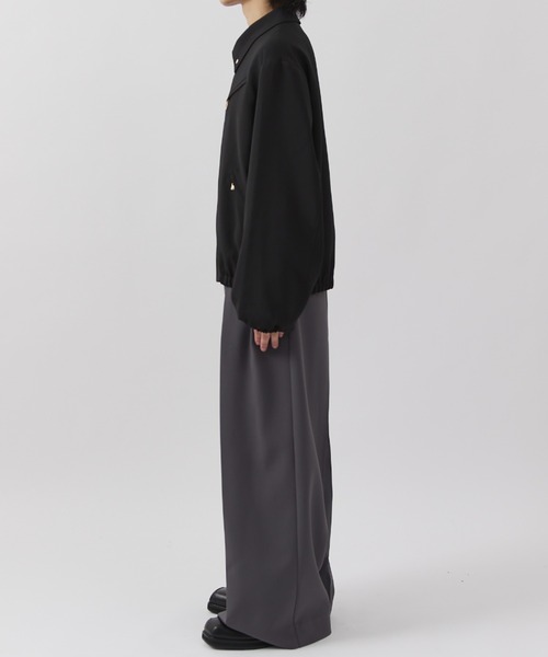 CULLNI(クルニ)の「【CULLNI for Lui's】ジップブルゾン(ブルゾン・メンズ・ブラウン/ブラック・1/2)」の12枚目の写真