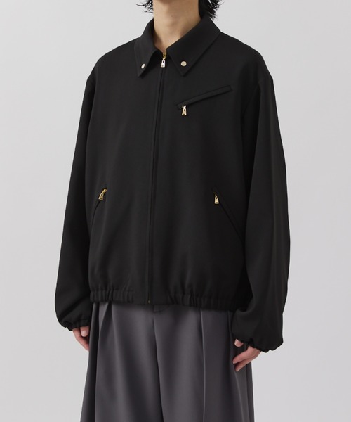 CULLNI(クルニ)の「【CULLNI for Lui's】ジップブルゾン(ブルゾン・メンズ・ブラウン/ブラック・1/2)」の7枚目の写真