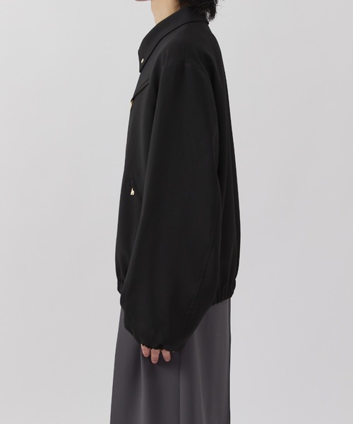 CULLNI(クルニ)の「【CULLNI for Lui's】ジップブルゾン(ブルゾン・メンズ・ブラウン/ブラック・1/2)」の8枚目の写真