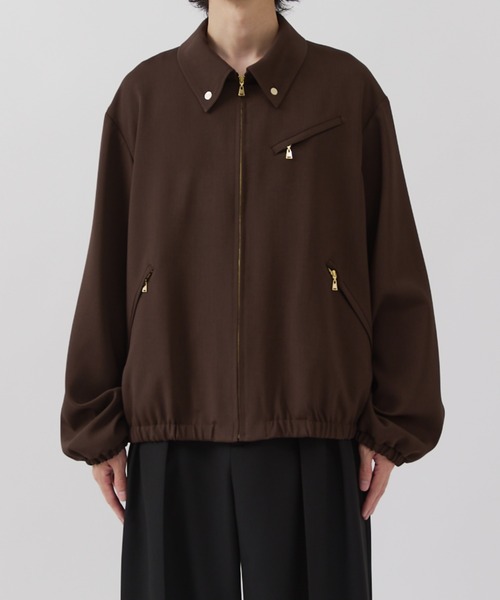 CULLNI(クルニ)の「【CULLNI for Lui's】ジップブルゾン(ブルゾン・メンズ・ブラウン/ブラック・1/2)」の17枚目の写真
