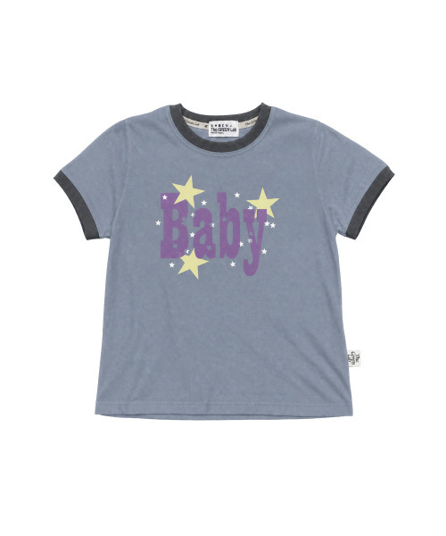 THE GREEN LAB（ザグリーンラボ）の「BABY リンガー半袖Tシャツ [ライトブルー]（Tシャツ/カットソー・レディース・その他・FREE）」の9枚目の写真
