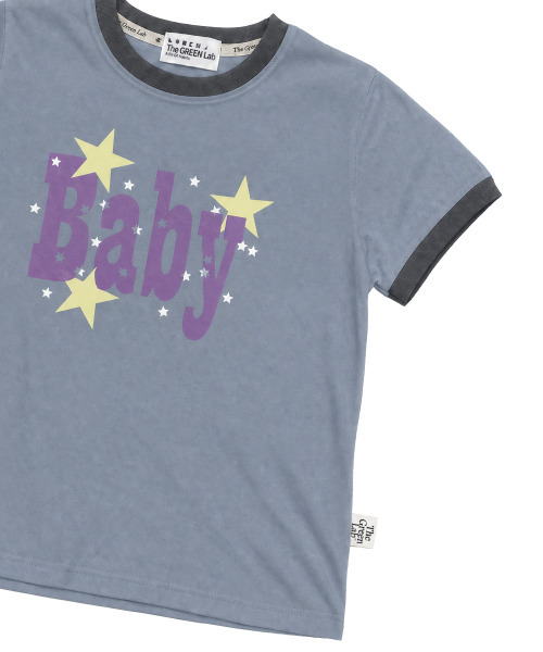 THE GREEN LAB（ザグリーンラボ）の「BABY リンガー半袖Tシャツ [ライトブルー]（Tシャツ/カットソー・レディース・その他・FREE）」の11枚目の写真