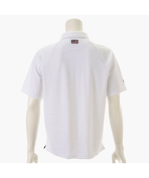 BRIEFING(ブリーフィング)の「【BRIEFING GOLF/ブリーフィングゴルフ】CR MEN'S PILE CAMO JQ SHIRT (リラックスフィット)(ゴルフグッズ・メンズ・グレー/ホワイト/ネイビー・L/M)」の4枚目の写真
