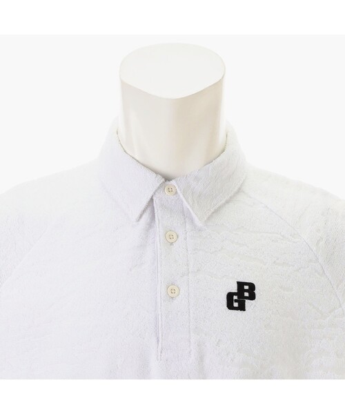 BRIEFING(ブリーフィング)の「【BRIEFING GOLF/ブリーフィングゴルフ】CR MEN'S PILE CAMO JQ SHIRT (リラックスフィット)(ゴルフグッズ・メンズ・グレー/ホワイト/ネイビー・L/M)」の6枚目の写真