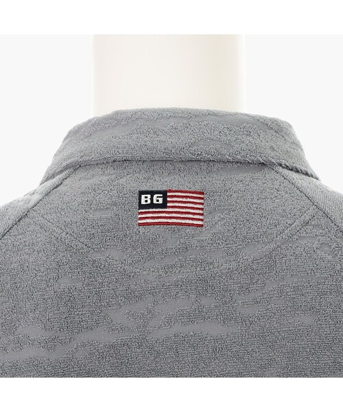 BRIEFING(ブリーフィング)の「【BRIEFING GOLF/ブリーフィングゴルフ】CR MEN'S PILE CAMO JQ SHIRT (リラックスフィット)(ゴルフグッズ・メンズ・グレー/ホワイト/ネイビー・L/M)」の15枚目の写真