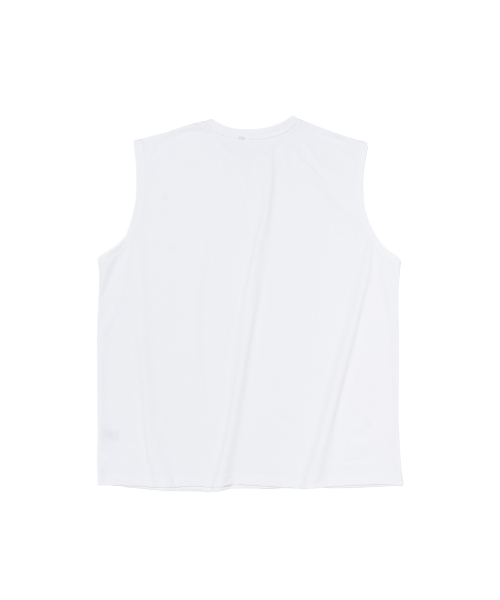 BLANKIT（ブランキット）の「ドライフローソフトクルーネックスリーブレス（ホワイト）（Tシャツ/カットソー・レディース・その他・2XL/X-LARGE）」の2枚目の写真