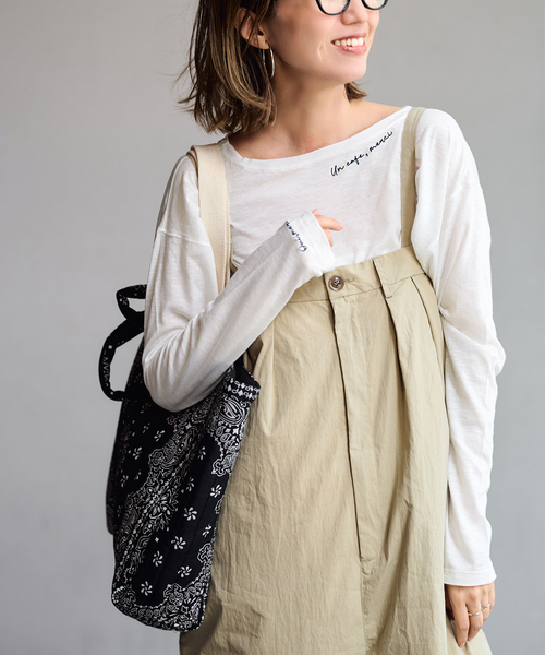 FRAMeWORK(フレームワーク)の「シアースラブ刺繍LTee(Tシャツ/カットソー・レディース・アイボリー/ホワイト・FREE)」の7枚目の写真