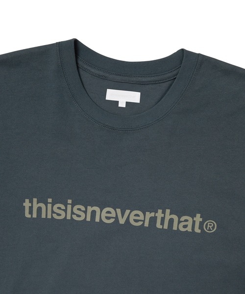 thisisneverthat(ディスイズネバーザット)の「T-Logo Tee(Tシャツ/カットソー・メンズ・ホワイト系その他2/ブルーグレー/レッド/カモフラージュ/グレー系その他2・XL/S/M/L)」の8枚目の写真