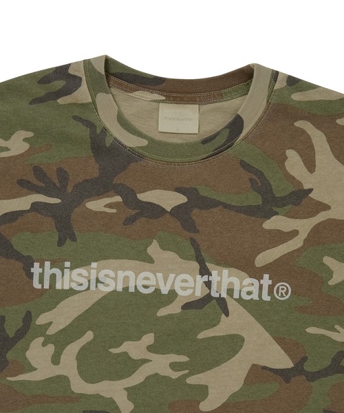 thisisneverthat(ディスイズネバーザット)の「T-Logo Tee(Tシャツ/カットソー・メンズ・ホワイト系その他2/ブルーグレー/レッド/カモフラージュ/グレー系その他2・XL/S/M/L)」の14枚目の写真