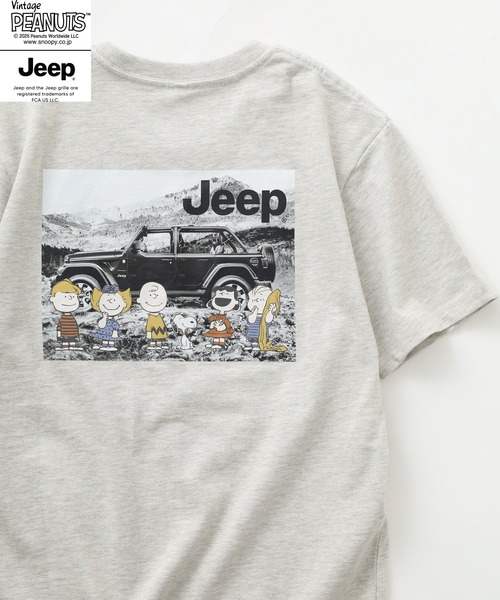 PEANUTS×JEEP принт‑футболка Turning Print T