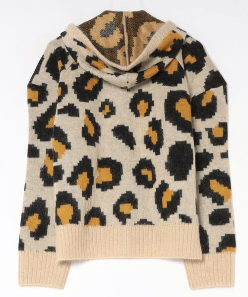 Vivienne Westwood(ヴィヴィアンウエストウッド)の「PIXILTED LEOPARD BRUSHED HOODIE(カーディガン/ボレロ・レディース・イエロー系その他2・FREE)」の2枚目の写真