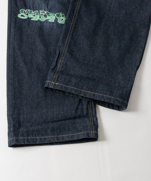 JOHN'S CLOSET(ジョンズクローゼット)の「【13】ワッペン付き ロールアップデザイン バギーデニム(デニムパンツ・メンズ・ブルー系1/ブルー系2/ブラック系1/ブラック系2・LARGE/MEDIUM)」の21枚目の写真