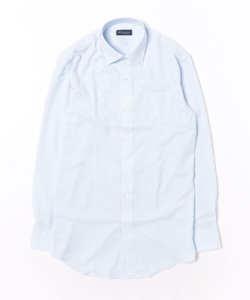 TOKYO SHIRTS(トウキョウシャツ)の「【吸水速乾】【COFREX】 形態安定ノンアイロン ワイド 長袖ビジネスワイシャツ(大きいサイズ・長いサイズ)(ビジネスシャツ・メンズ・ブルー・首回り47cm-裄丈86cm/首回り47cm-裄丈90cm/首回り43cm-裄丈90cm/首回り39cm-裄丈88cm/首回り41cm-裄丈90cm/首回り42cm-裄丈90cm/首回り45cm-裄丈82cm/首回り45cm-裄丈86cm/首回り45cm-裄丈90cm)」の6枚目の写真