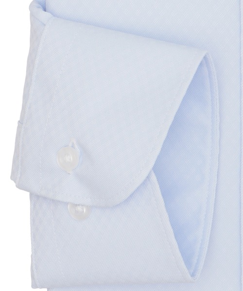 TOKYO SHIRTS(トウキョウシャツ)の「【吸水速乾】【COFREX】 形態安定ノンアイロン ワイド 長袖ビジネスワイシャツ(大きいサイズ・長いサイズ)(ビジネスシャツ・メンズ・ブルー・首回り47cm-裄丈86cm/首回り47cm-裄丈90cm/首回り43cm-裄丈90cm/首回り39cm-裄丈88cm/首回り41cm-裄丈90cm/首回り42cm-裄丈90cm/首回り45cm-裄丈82cm/首回り45cm-裄丈86cm/首回り45cm-裄丈90cm)」の3枚目の写真