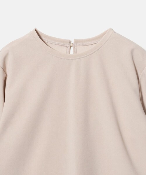 A DAY IN THE LIFE UNITED ARROWS(アデイインザライフユナイテッドアローズ)の「ジョーゼット クルーネック プルオーバー <A DAY IN THE LIFE>(Tシャツ/カットソー・レディース・ナチュラル/ブラック/オフホワイト・FREE)」の12枚目の写真