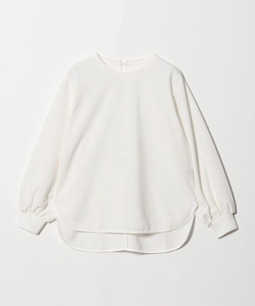 A DAY IN THE LIFE UNITED ARROWS(アデイインザライフユナイテッドアローズ)の「ジョーゼット クルーネック プルオーバー <A DAY IN THE LIFE>(Tシャツ/カットソー・レディース・ナチュラル/ブラック/オフホワイト・FREE)」の16枚目の写真