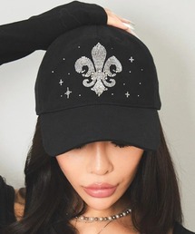 A'GEM9（エージェムナイン）の「A'GEM/9 × .kom 『SUPPLIER/サプライヤー』 EVRIS x SupBaby Fleur Rhinestone 6 Panel Cap/オリジナルロゴ6パネルキャップ（キャップ）」