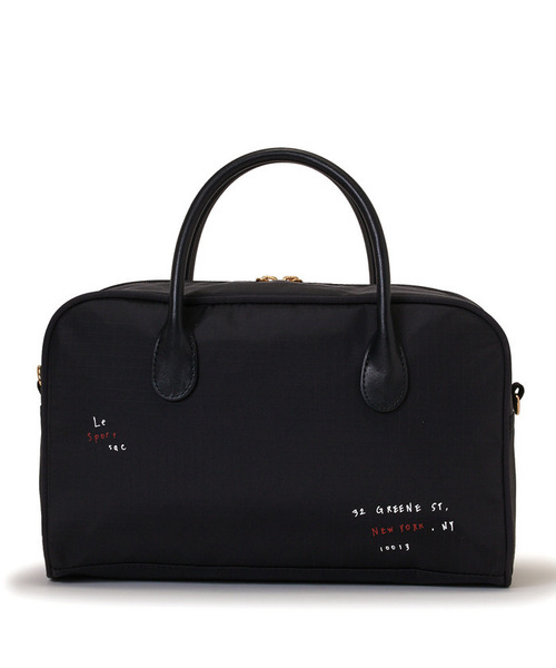 LeSportsac（レスポートサック）の「IN MIND BOSTON ミッドナイトスクリプト（ショルダーバッグ・レディース・ブラック・FREE）」の6枚目の写真
