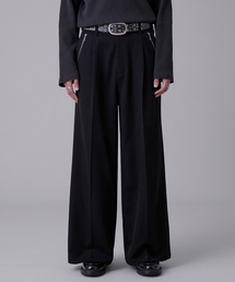 Zip-Design Baggy Slacks / ジップデザインバギースラックス