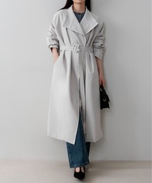 【on:nue】ウエストベルト2WAYスタンドカラーコート/26-27 AW COLLECTION