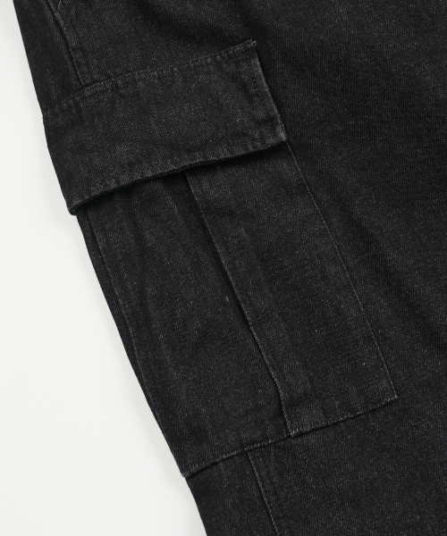 FRIZMWORKS(フリズムワークス)の「ARMY POCKET CARGO PANTS _ BLACK DENIM(デニムパンツ・メンズ・その他・SMALL/MEDIUM/LARGE/X-LARGE)」の6枚目の写真