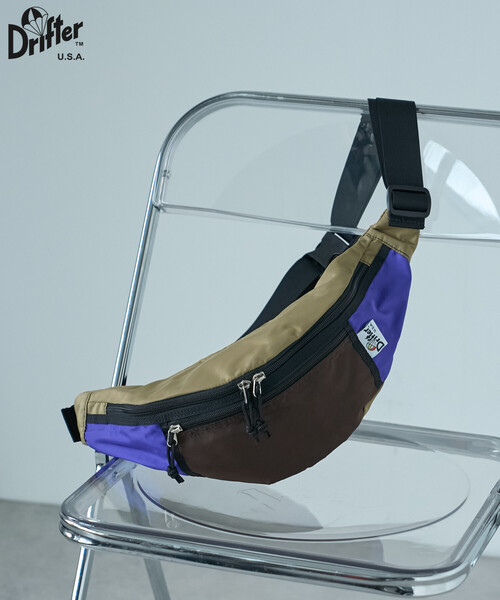 FREAK'S STORE(フリークスストア)の「Drifter × FREAK'S STORE/ドリフター 別注 WAIST PACK/ウエストパック(ショルダーバッグ・レディース・レオパード/ブラウン/バーガンディー・ONE SIZE)」の1枚目の写真