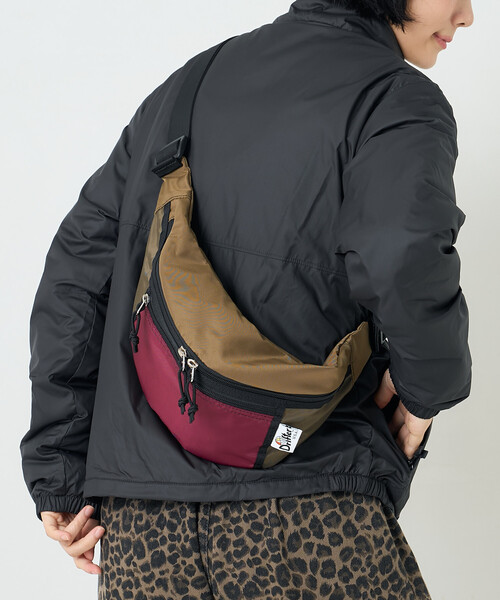 FREAK'S STORE(フリークスストア)の「Drifter × FREAK'S STORE/ドリフター 別注 WAIST PACK/ウエストパック(ショルダーバッグ・レディース・レオパード/ブラウン/バーガンディー・ONE SIZE)」の4枚目の写真