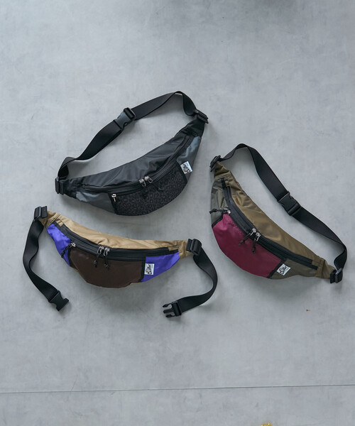 FREAK'S STORE(フリークスストア)の「Drifter × FREAK'S STORE/ドリフター 別注 WAIST PACK/ウエストパック(ショルダーバッグ・レディース・レオパード/ブラウン/バーガンディー・ONE SIZE)」の7枚目の写真