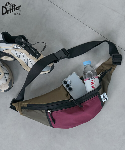 FREAK'S STORE(フリークスストア)の「Drifter × FREAK'S STORE/ドリフター 別注 WAIST PACK/ウエストパック(ショルダーバッグ・レディース・レオパード/ブラウン/バーガンディー・ONE SIZE)」の17枚目の写真